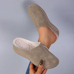 Slippers Fleece Lined Orthopedic Support Non-Slip Sole