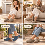 Slippers Orthopedic Arch Support Plush Lining Cushioned Sole