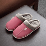 Slippers with Plush Lining, Cushioned EVA Sole, and Slip-On Design