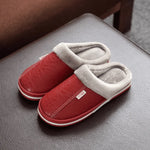 Slippers with Plush Lining, Cushioned EVA Sole, and Slip-On Design