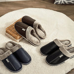 Slippers with Plush Lining, Cushioned EVA Sole, and Slip-On Design