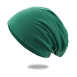 Slouch Beanie Breathable Stretch Cotton Blend