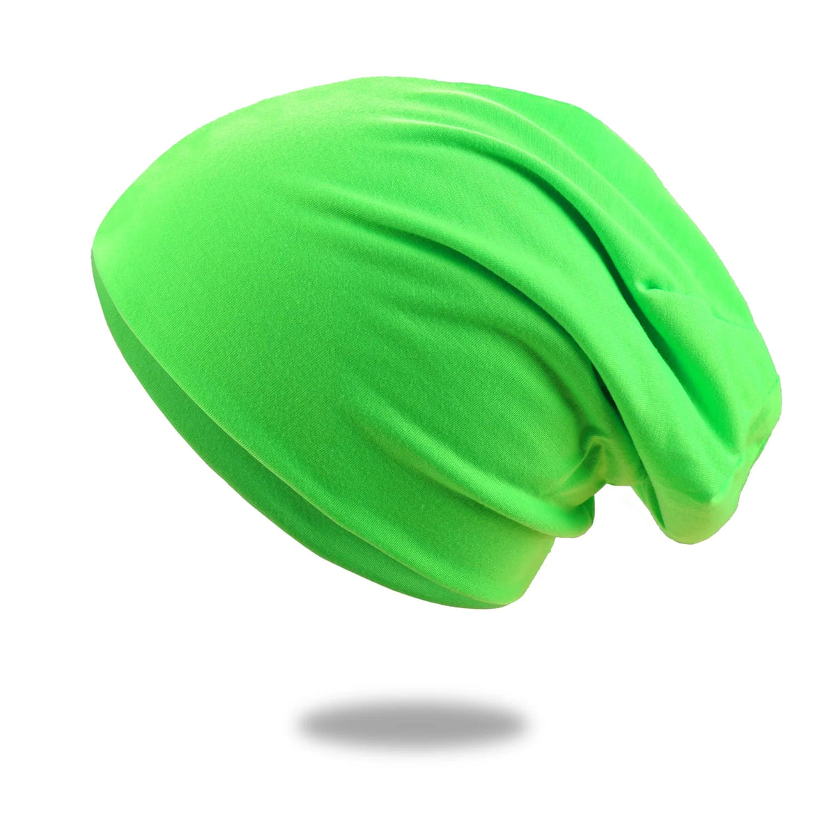 Slouch Beanie Breathable Stretch Cotton Blend