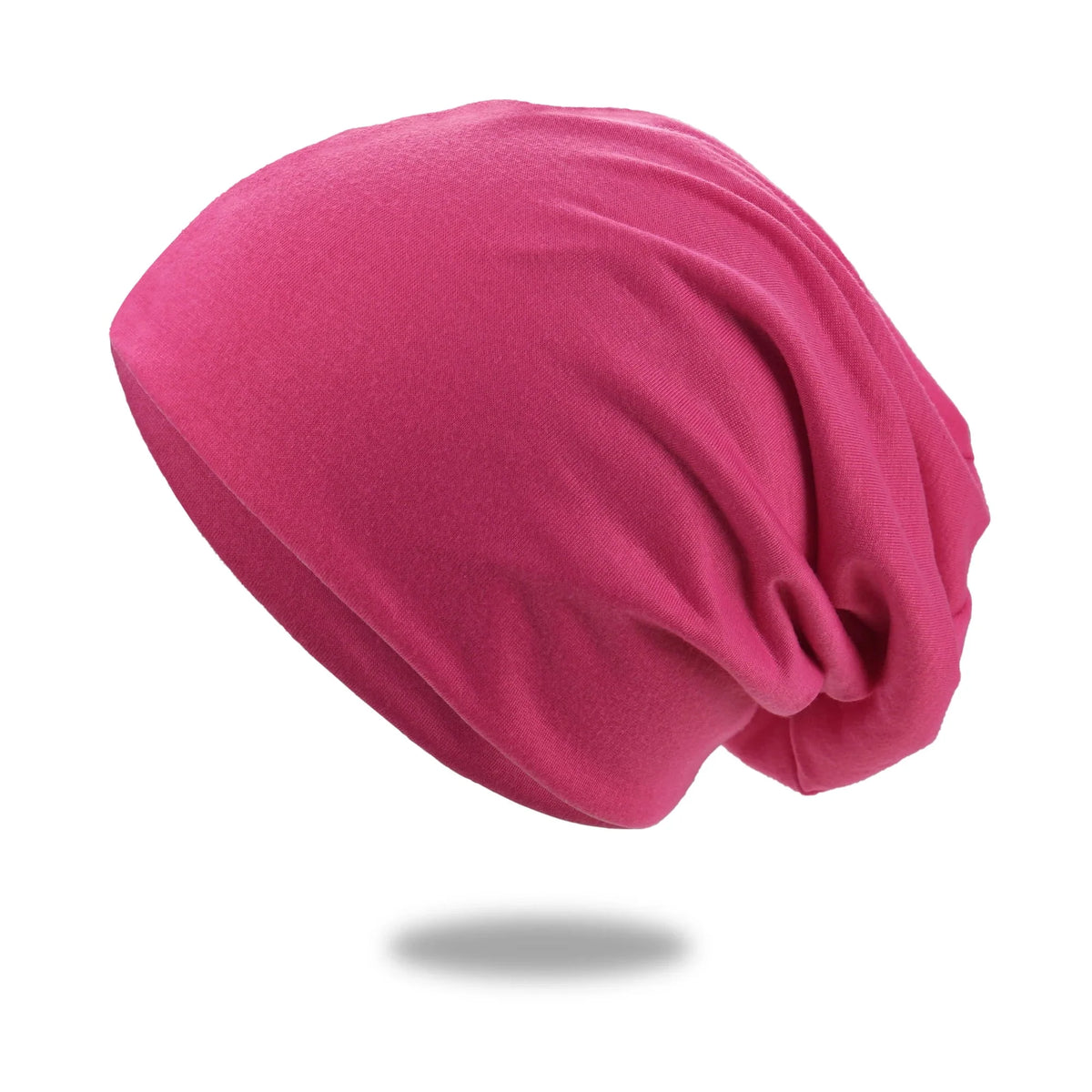 Slouch Beanie Breathable Stretch Cotton Blend