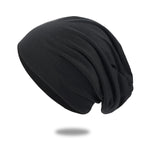 Slouch Beanie Breathable Stretch Cotton Blend