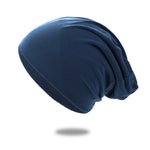 Slouch Beanie Breathable Stretch Cotton Blend
