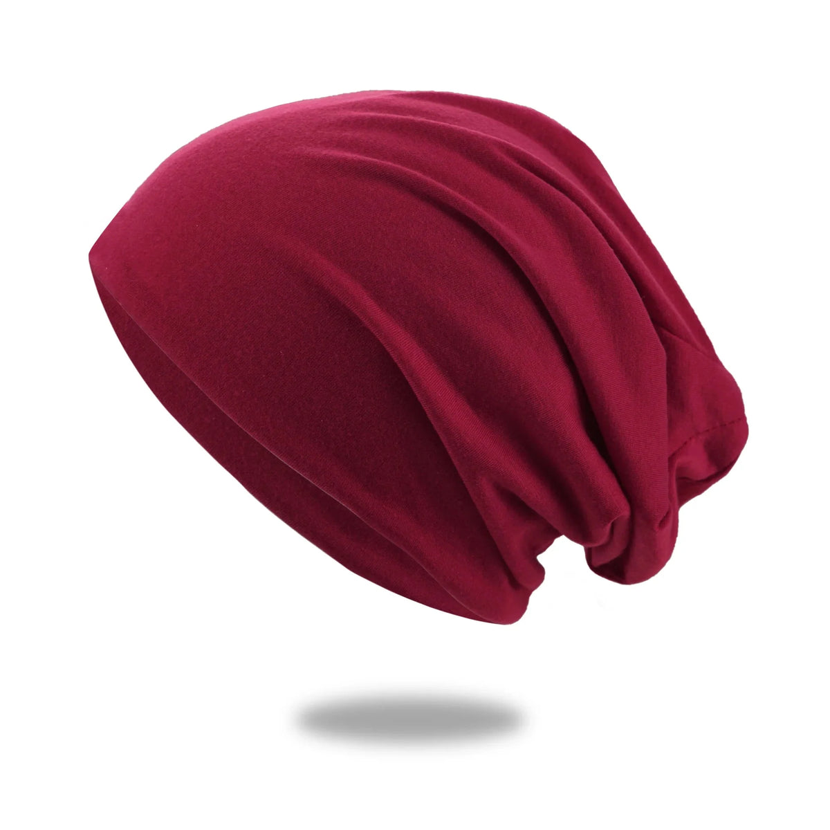 Slouch Beanie Breathable Stretch Cotton Blend