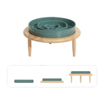 Slow Feeder Bowl Ceramic Maze Design Dishwasher-Safe