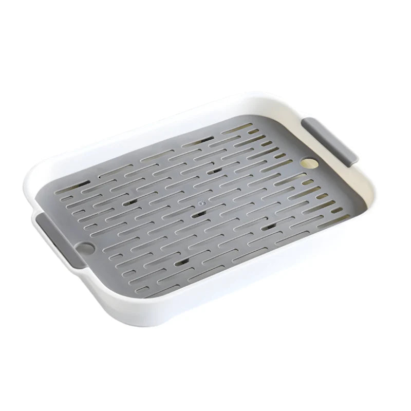 Small Pet Toilet Tray Double-Layer Anti-Odor Removable Base