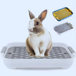 Small Pet Toilet Tray Double-Layer Anti-Odor Removable Base