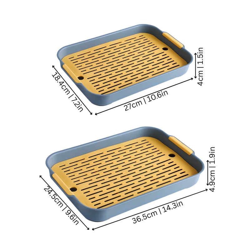 Small Pet Toilet Tray Double-Layer Anti-Odor Removable Base