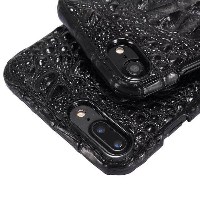 Smartphone Case Crocodile Skin Heavy-Duty Protection