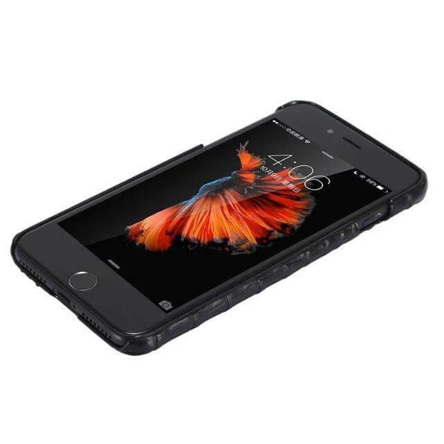 Smartphone Case Crocodile Skin Heavy-Duty Protection
