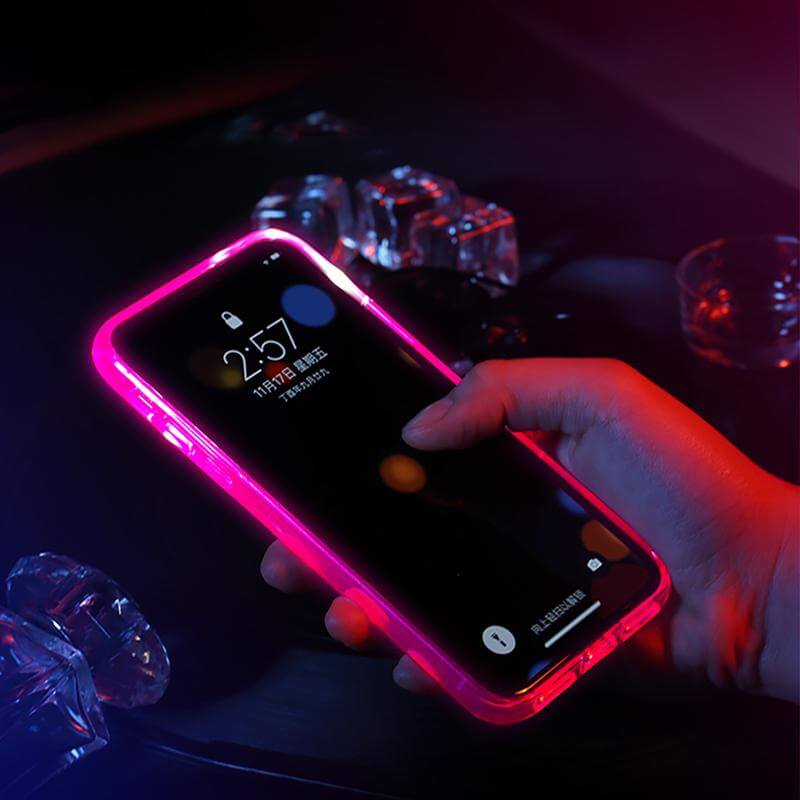 Smartphone Case LED Flash Alerts Dirt-Resistant