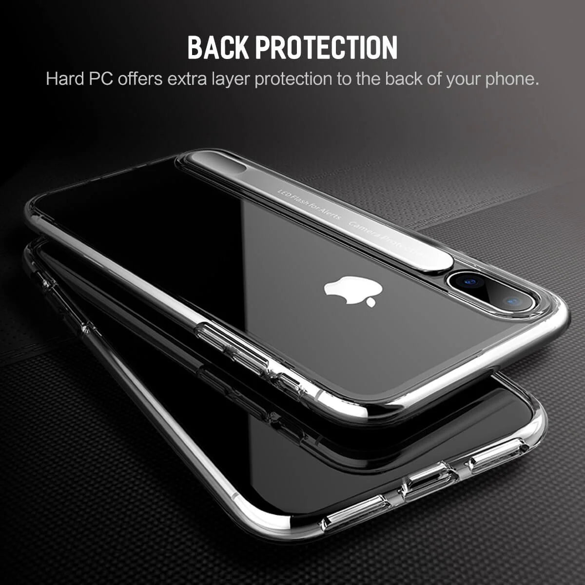 Smartphone Case LED Flash Alerts Dirt-Resistant