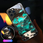 Smartphone Case Mount Fuji Design Sound-Activated LEDs
