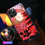 Smartphone Case Mount Fuji Design Sound-Activated LEDs