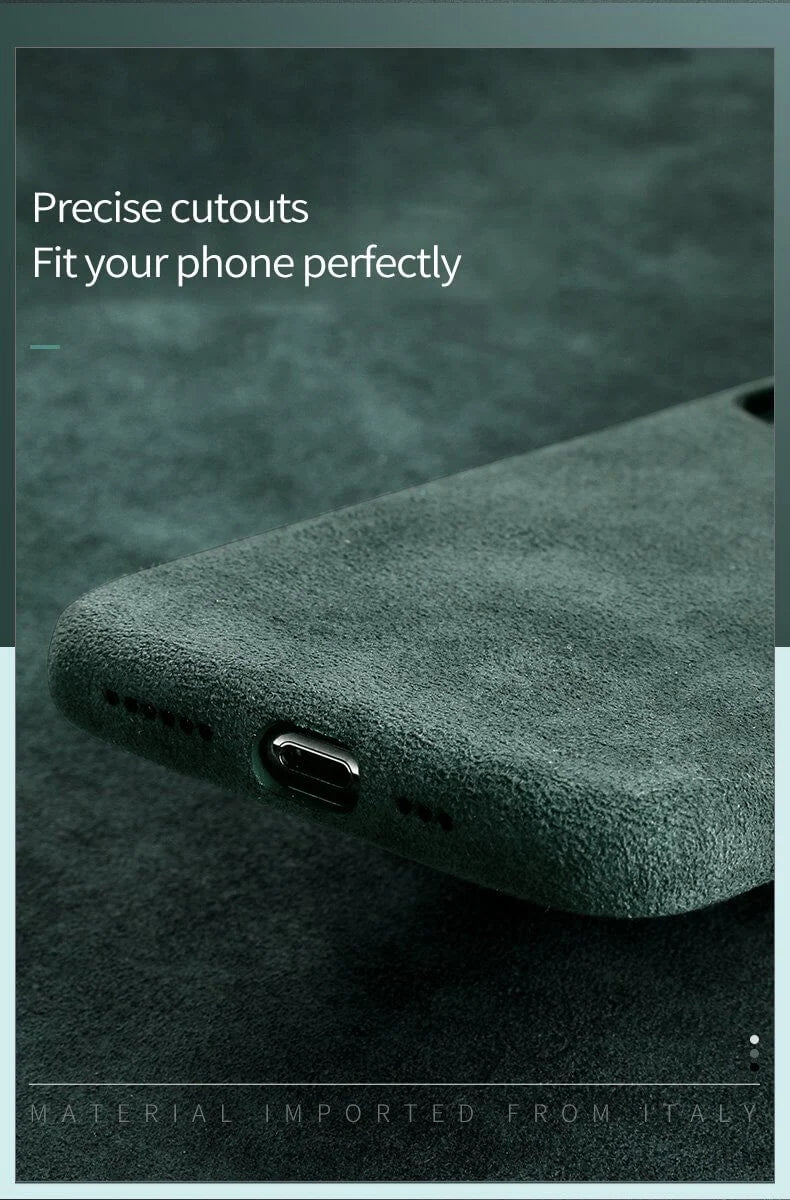 Smartphone Case Soft-Touch Wireless Charging Raised Camera Protection
