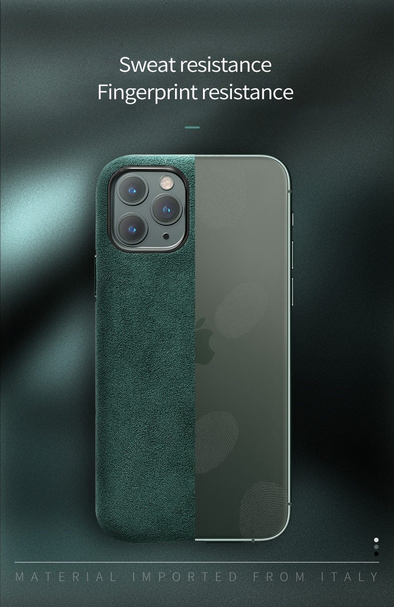 Smartphone Case Soft-Touch Wireless Charging Raised Camera Protection