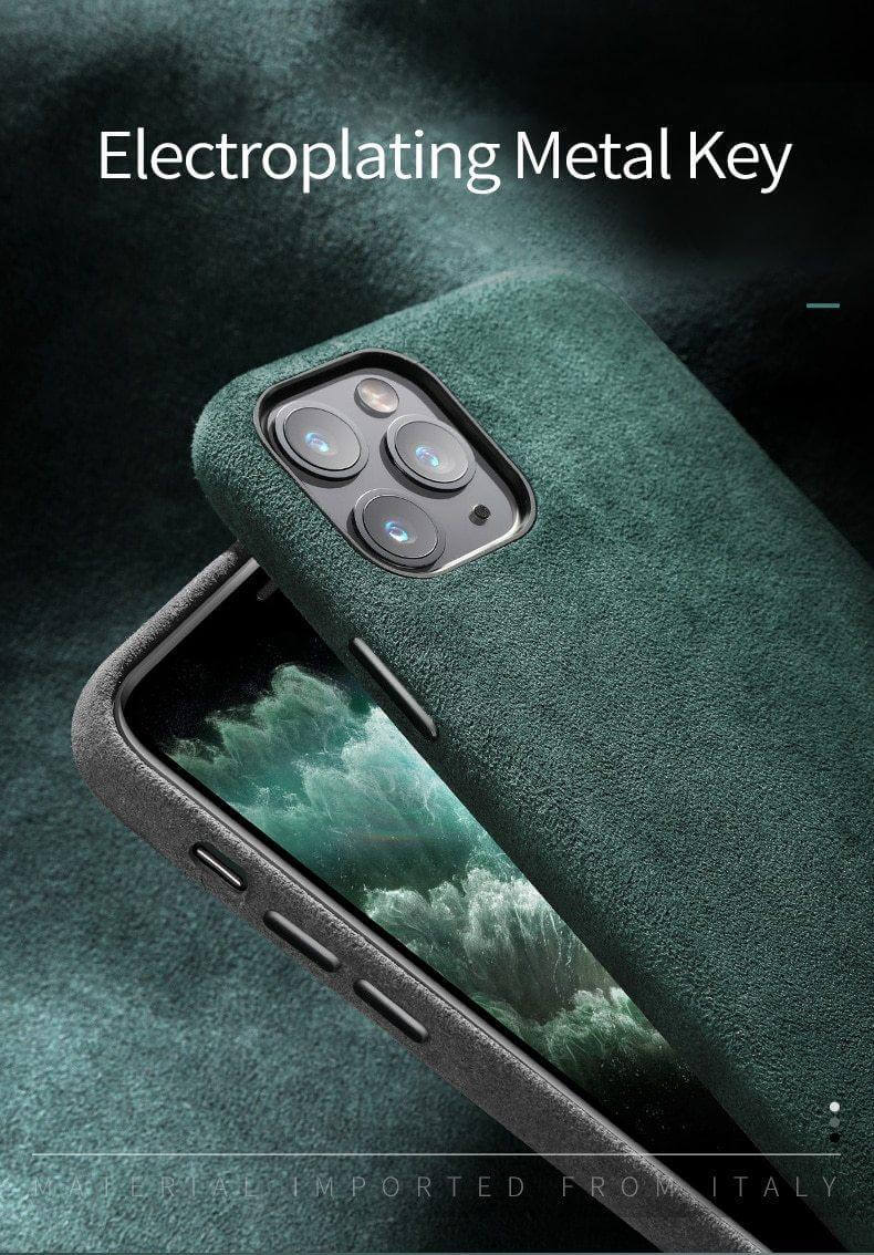 Smartphone Case Soft-Touch Wireless Charging Raised Camera Protection