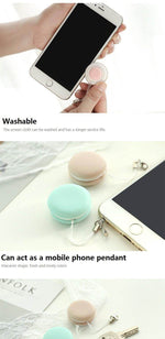 Smartphone Screen Cleaner Microfiber Pad & Dustproof Port Plug