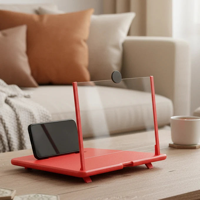 Smartphone Screen Magnifier Foldable HD 3–4× Magnification