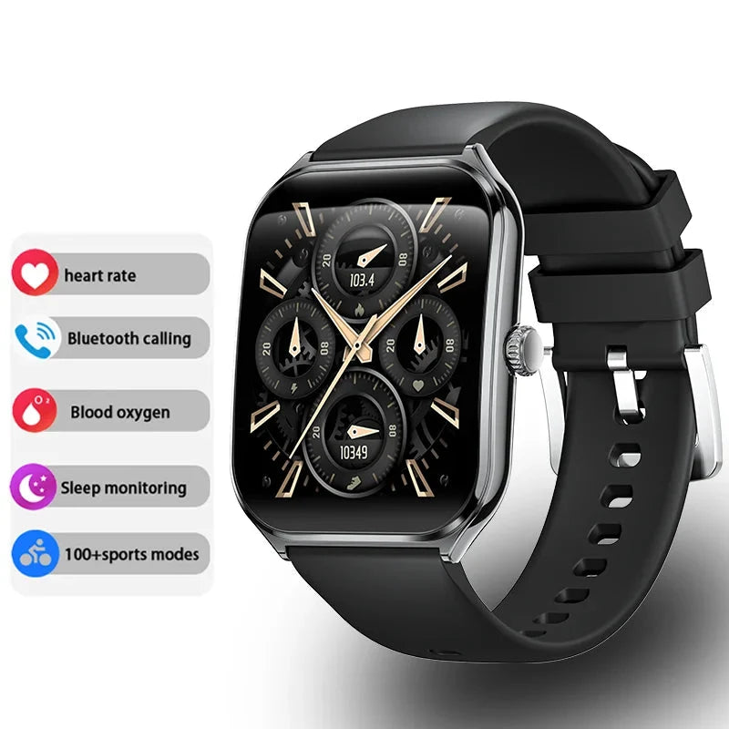 Smartwatch 1.96 Inch AMOLED Heart Rate & Sleep Tracking