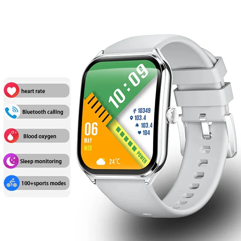 Smartwatch 1.96 Inch AMOLED Heart Rate & Sleep Tracking
