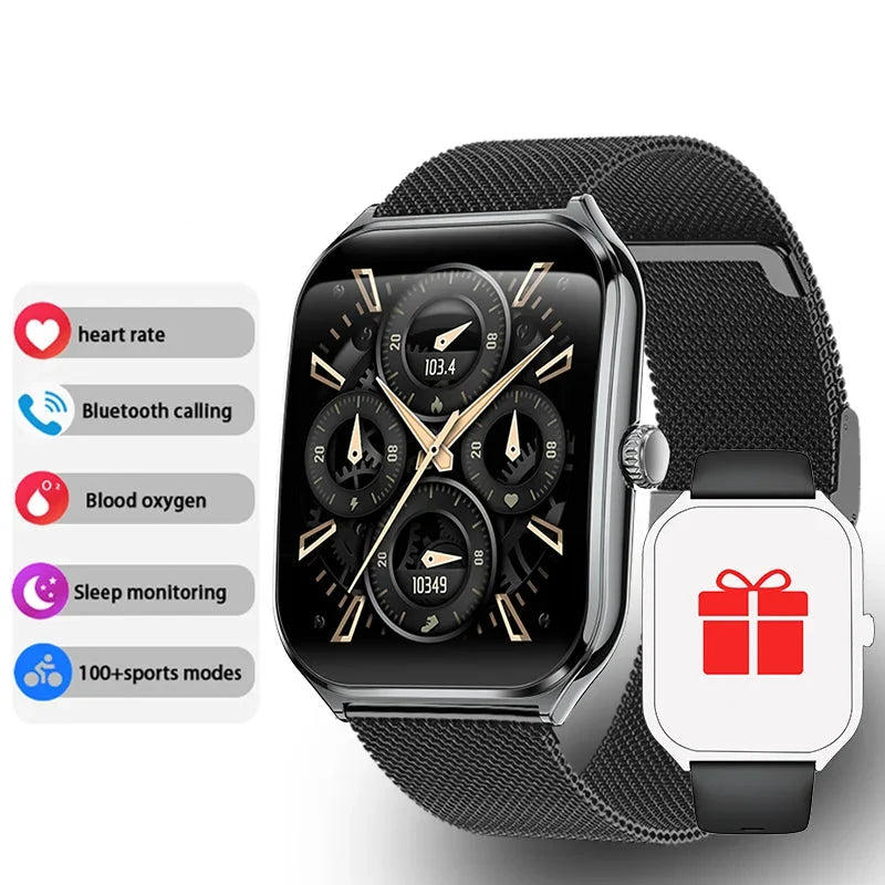 Smartwatch 1.96 Inch AMOLED Heart Rate & Sleep Tracking