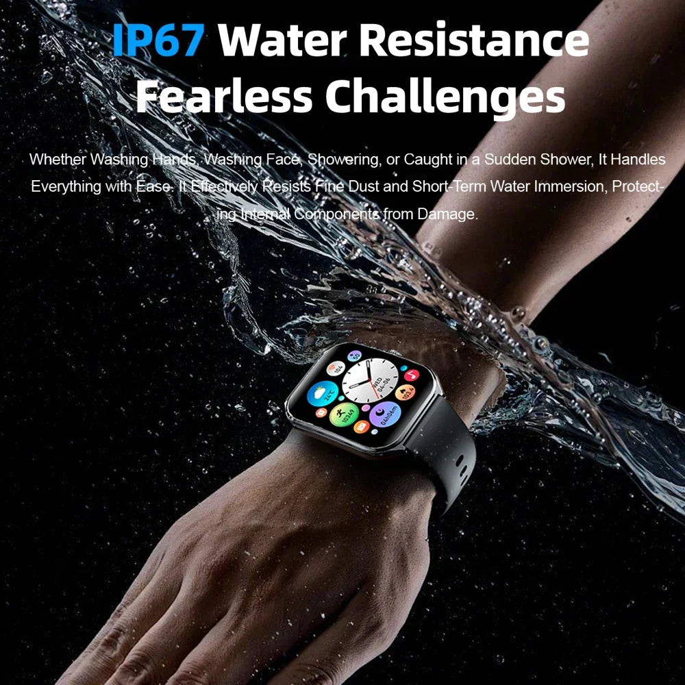 Smartwatch 1.96 Inch AMOLED Heart Rate & Sleep Tracking