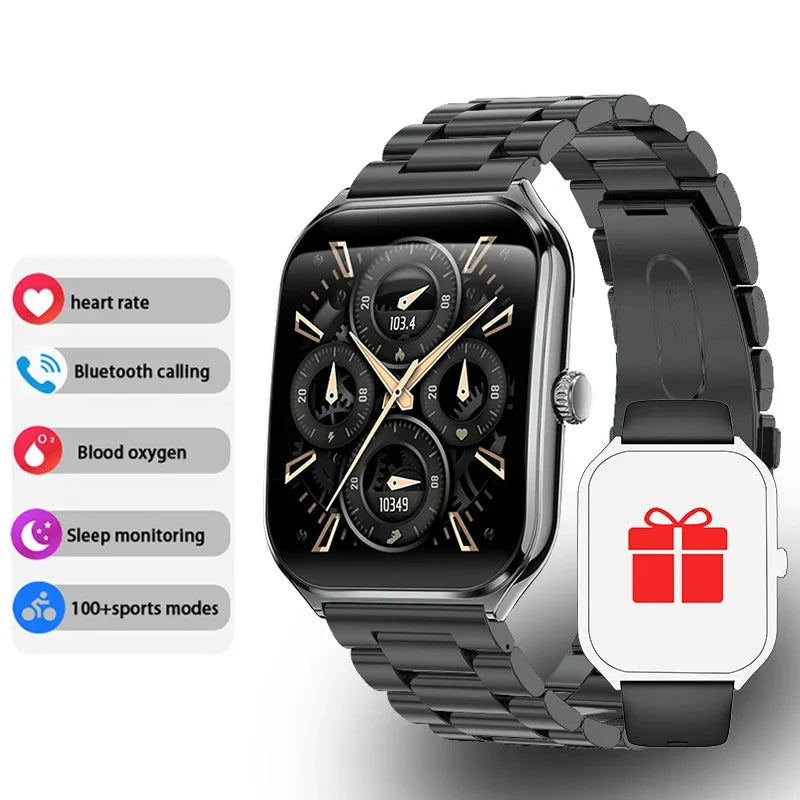 Smartwatch 1.96 Inch AMOLED Heart Rate & Sleep Tracking