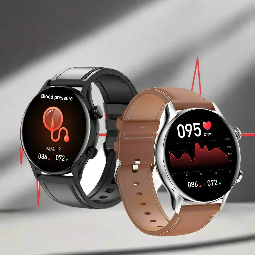 Smartwatch AMOLED Display Bluetooth Calling IP68 Water Resistant