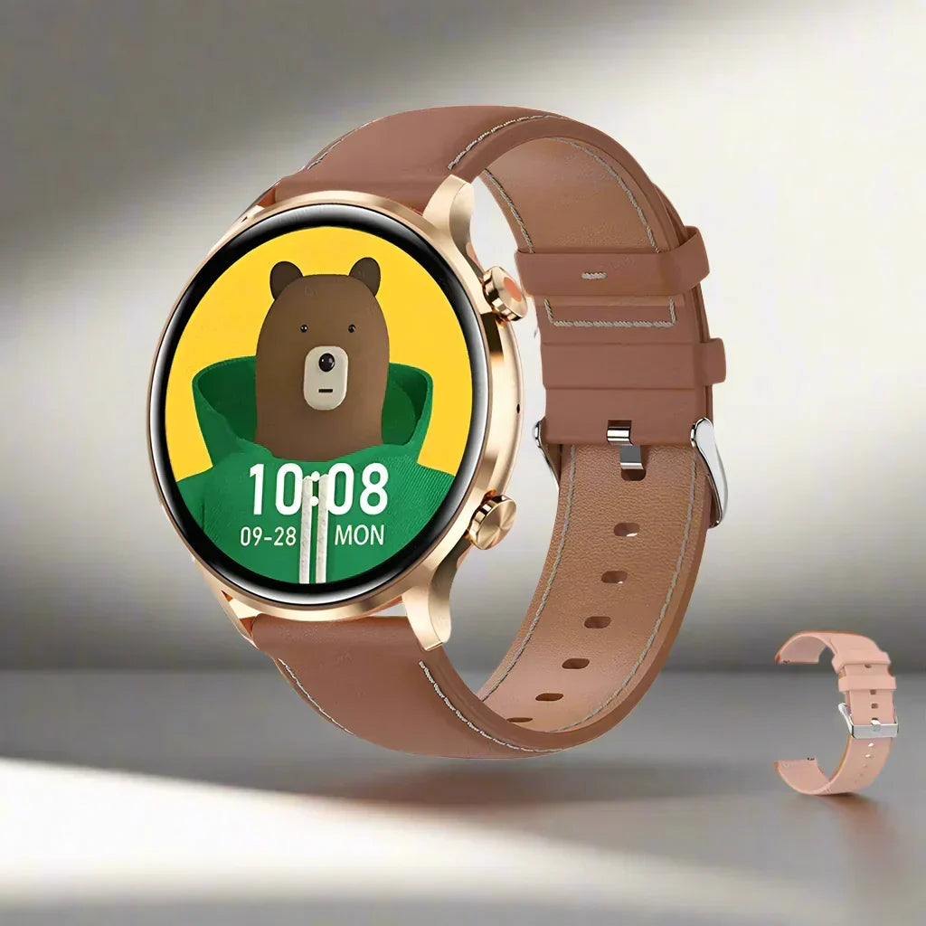 Smartwatch AMOLED Display Bluetooth Calling IP68 Water Resistant