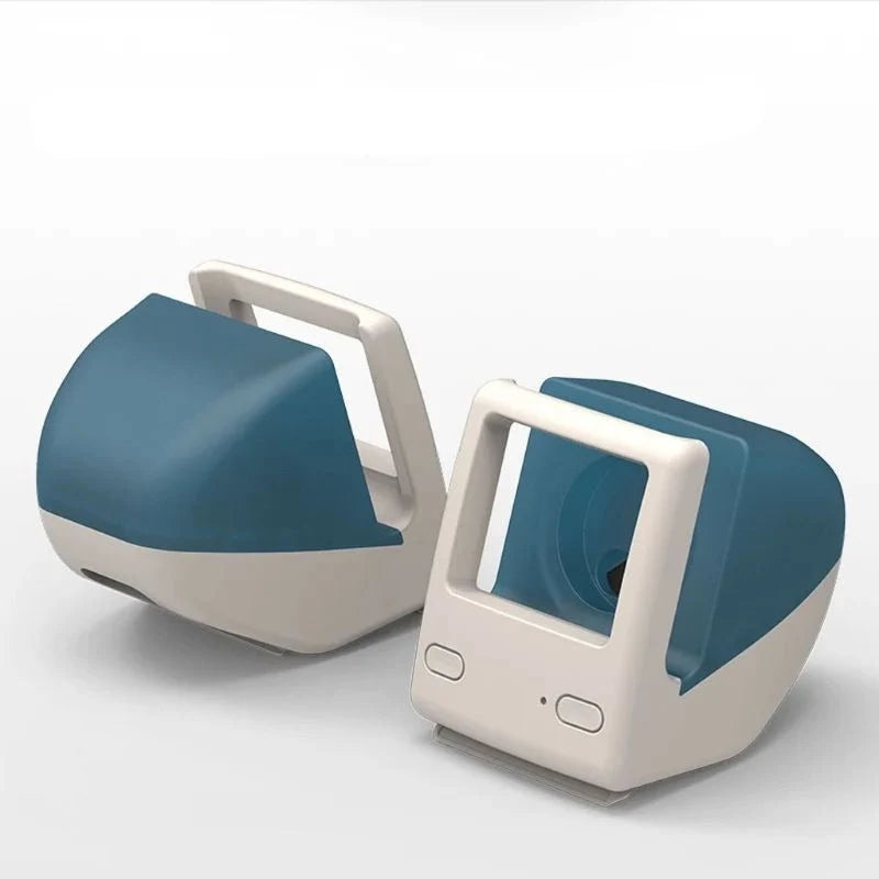Smartwatch Charging Stand Silicone Retro Computer Design Compact & Portable