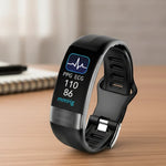 Smartwatch ECG Heart Rate & Blood Pressure Monitoring