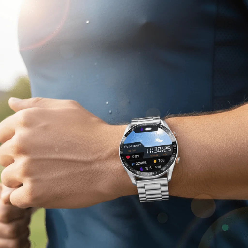 Smartwatch ECG & PPG Monitoring Calling Function