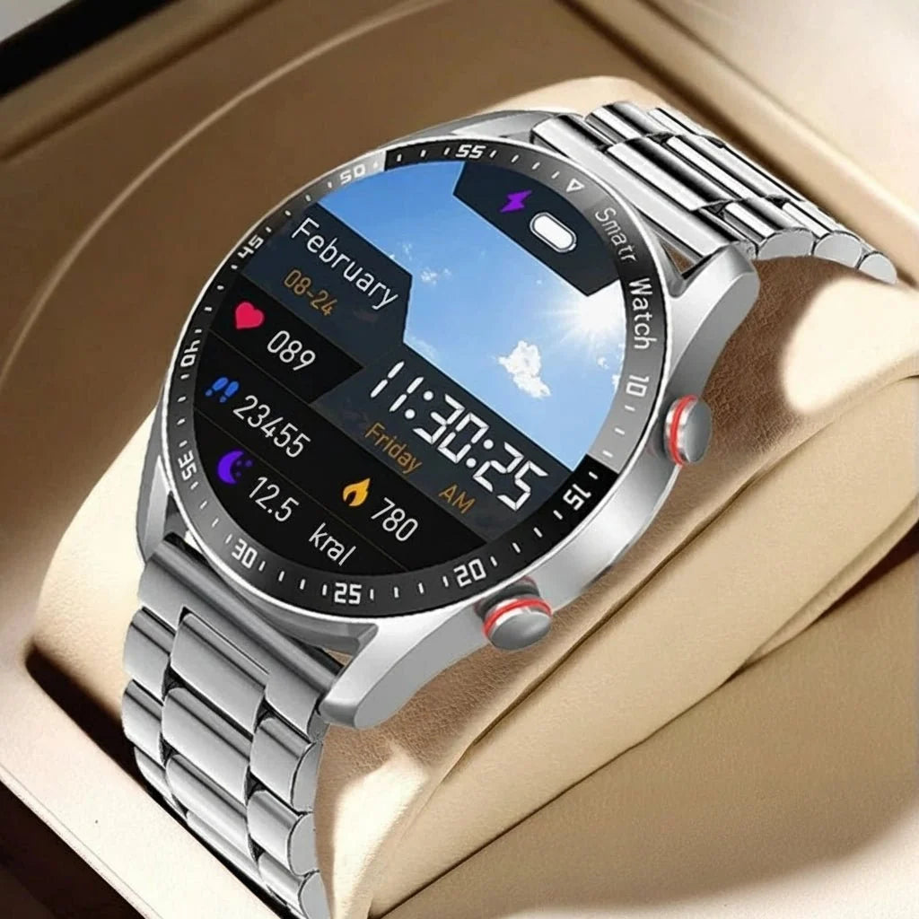 Smartwatch ECG & PPG Monitoring Calling Function