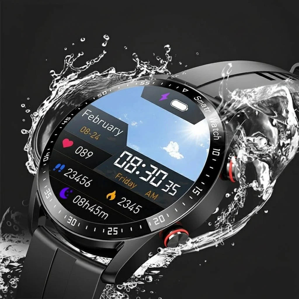 Smartwatch ECG & PPG Monitoring Calling Function