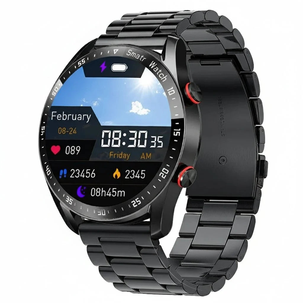 Smartwatch ECG & PPG Monitoring Calling Function