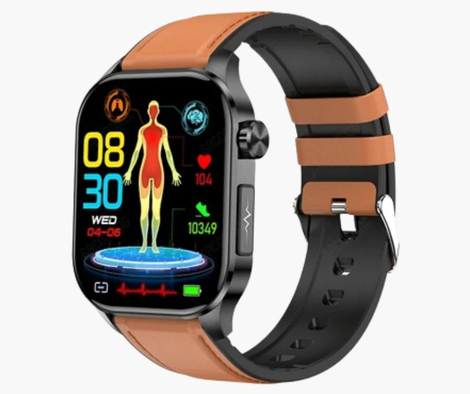Smartwatch Needle-Free Blood Sugar Tracking App Alerts
