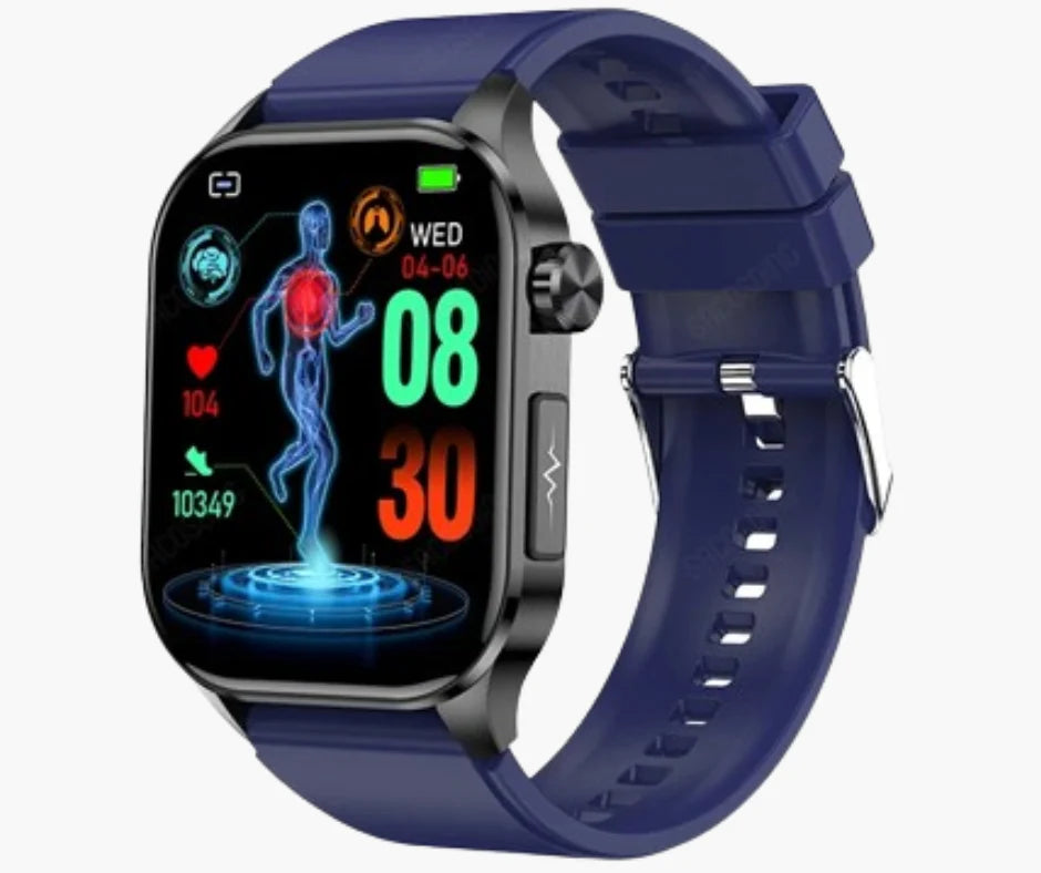Smartwatch Needle-Free Blood Sugar Tracking App Alerts