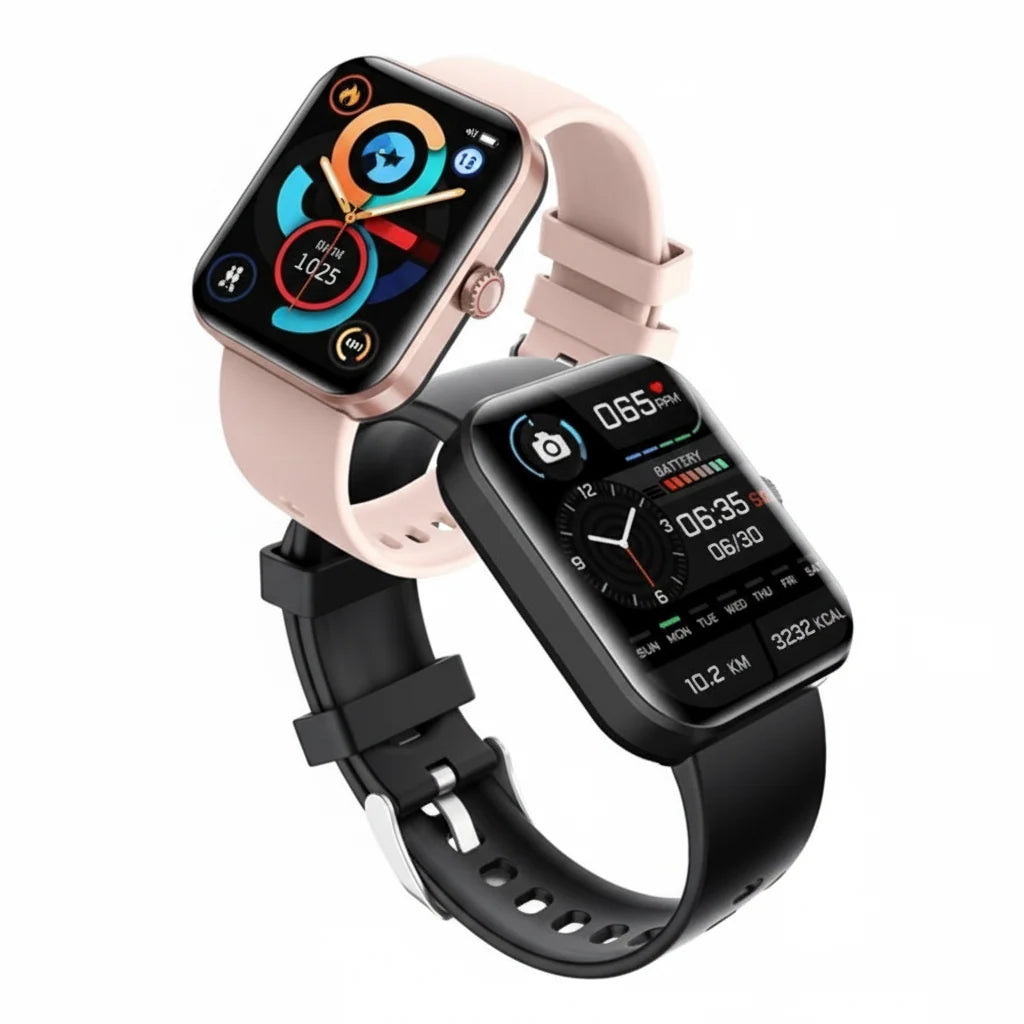 Smartwatch Non-Invasive Glucose Trend Tracking Heart Rate & Sleep Monitoring