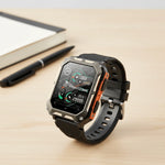 Smartwatch Stainless Steel Health Tracking 7-Day Battery Life