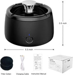 Smokeless Ashtray Activated Carbon Filter Rechargeable Five-Hour Battery