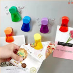Snack Bag Clips Magnetic Back Set of 6