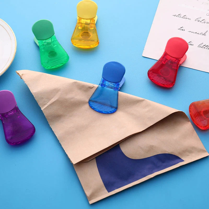 Snack Bag Clips Magnetic Back Set of 6