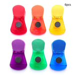 Snack Bag Clips Magnetic Back Set of 6