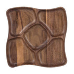 Snack Plates Fish-Shaped Natural Fir Wood