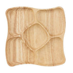 Snack Plates Fish-Shaped Natural Fir Wood