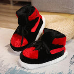 Sneaker Slippers Plush Fleece Lining Non-Slip Sole